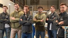 El equipo de Kreios Space, una empresa de Vigo especializada en sat�lites de �rbita muy baja.