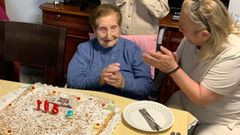 La familia se reuni� en torno a la matriarca el domingo