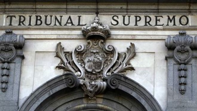 Fachada del Tribunal Supremo.