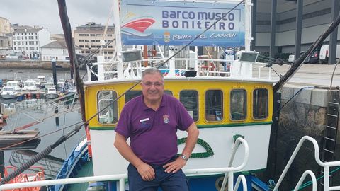 Lino Pernas, no barco-museo