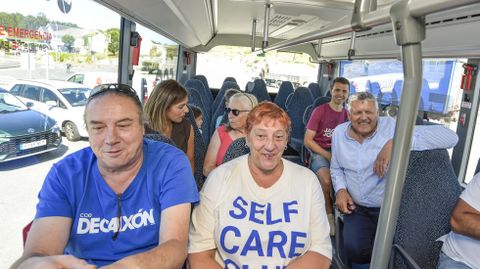 El bus circular que funciona este verano tiene tres rutas en Sanxenxo