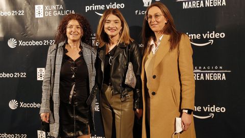 presentacion serie Operación marea negra, con fotocol, estará conselleiro de cultura e actores, entre eles, álex gonzález, PREESTRENO SERIE DE AMAZOM PRIME