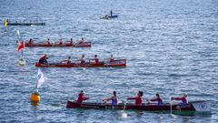 La cita en aguas ribeirenses reuni� a un centenar de barcos.