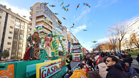 Cabalgata de los Reyes Magos en Coia, Vigo