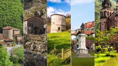 Im�genes de los cinco aspirantes asturianos al Mejor Pueblo 2019