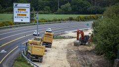 Las obras de desdoblamiento comenzaron en el subtramo entre Bri�n y Urdilde.