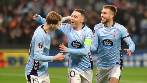 Momento del Celta - Lille en Bala�dos el 22 de enero del 2026