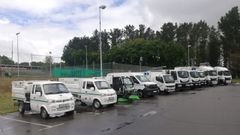 La presentaci�n de los veh�culos se realiz� en A Magdalena 