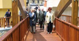 La V�a Rexia cruza el Eo en A Pontenova antes de dirigirse hacia tierras de Meira. 