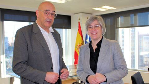 Reunin del alcalde de Valdovio con la directora general de SEPES, en Madrid