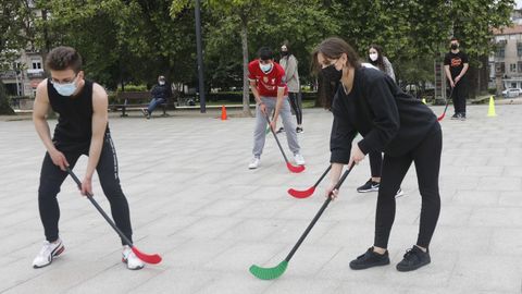 Los alumnos realizaron diferentes actividades deportivas