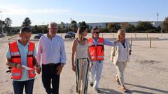 La alcaldesa de Lugo visit� el nuevo aparcamiento 