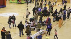 Imagen de archivo de una gala solidaria en el pabell�n de Arteixo