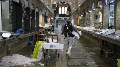 Venta de pescado y marisco en Santiago de Compostela