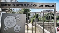 El centro de interpretaci�n de As Burgas, cerrado.