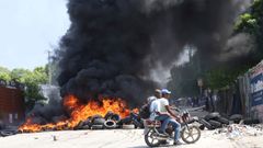 Protesta en Hait por la ola de secuestros, das despus del secuestro de un grupo de misioneros estadounidenses.