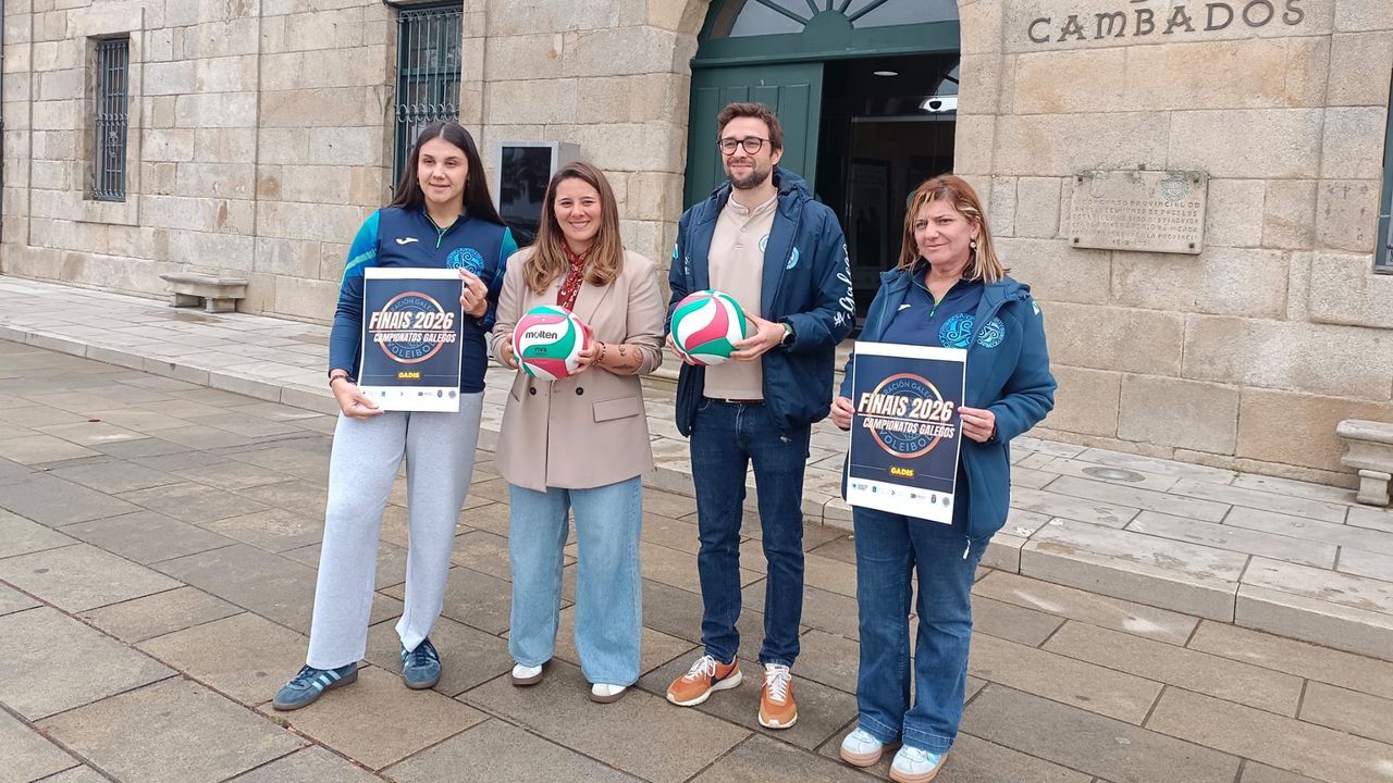El Club Voleibol XAV Cambados jugará este domingo la final de la liga femenina sénior en O Pombal