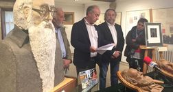 Acto de presentaci�n del nuevo material, ayer en O Cuadrante. 