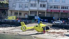 Amplio operativo de medios en la zona de A Ribeira de Fisterra para atender al menor.