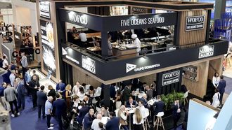 Stand de Wofco en la feria Conxemar del 2023.