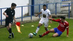 Imagen del encuentro disputado en la primera vuelta entre los dos equipos en Barra�a