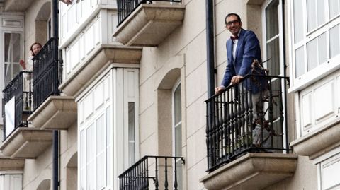 Celebraci�n de las bodas de oro de Ceferino y Sinda en la Calle de la Alegr�a