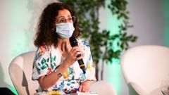 La directora xeral de Sa�de P�blica, Carmen Dur�n, present� el plan contra la obesidad