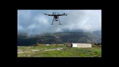 Drones, en una campa�a de vuelos de ensayo realizados en la Ribeira Sacra.