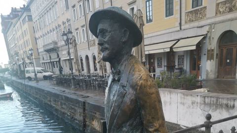 Estatua de Joyce en Triesta
