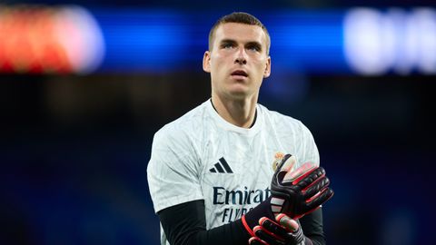 Andriy Lunin.Andriy Lunin, guardameta del Real Madrid