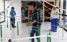 Participantes nunha das probas da xincana sobre D�az Castro.