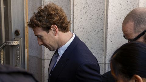 Fundador, presidente y director ejecutivo de Facebook, Mark Zuckerberg, el pasado febrero durante una sesi&oacute;n de un proceso judicial en Los &Aacute;ngeles muy similar al que acaba de culminar en Nuevo M&eacute;xico.