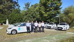 La flota de vehculos del equipo de Hospitalizacin a Domicilio del Chuac est formada por 12 coches