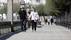 Imagen de archivo de Sanxenxo a principios del mes de octubre