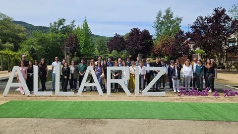 Os paisaxistas e o xurado desta edición reuníronse na xornada de apertura da instalación