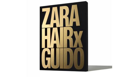 Guido Palau x Zara 50 Aniversario.  Libro y Peluca Enmarcada Un libro de edición limitada con la dirección creativa de Guido Palau para Zara Hair. Curado por Baron & Baron, el libro ofrece un archivo visual completo del proyecto. Cada ejemplar viene sellado en una caja transparente e incluye una peluca recortada a mano y enmarcada en uno de tres colores. Edición limitada de 300 unidades