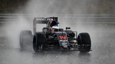 Fernando Alonso en Hungr�a.Fernando Alonso en Hungr�a