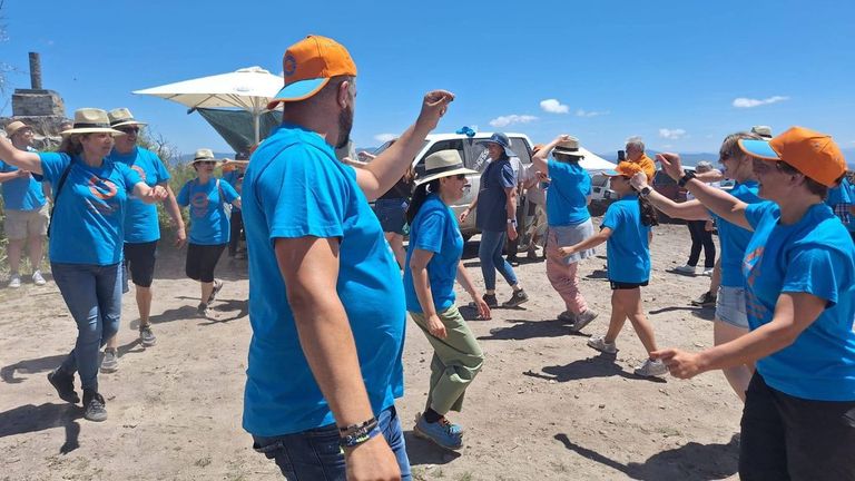 Un aspecto da romar�a de Catro Cabaleiros celebrada en xullo do 2025
