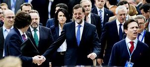 Rajoy aprovech� la reuni�n de la Interparlamentaria del PP en Toledo para hacer balance de su primer a�o de mandato.