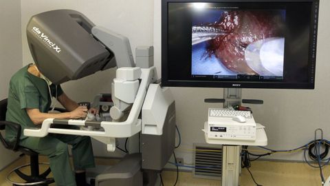 Operacin con el robot Da Vinci