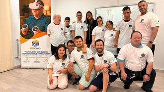 Miembros de Down Pontevedra Xuntos que participaron en el estudio realizado por investigadores del campus de Pontevedra