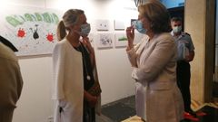 Delia Losa en la clausura de la exposici�n 'En tiempos de Coronavirus. Una mirada a la vocaci�n de servicio'.