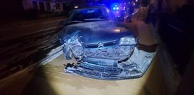 Uno de los coches siniesrado en Vilanova