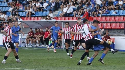 Partido Ourense-Zamora de Copa Federacin, en O Couto.