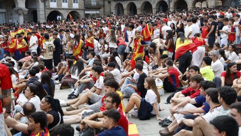 Pantalla gigante en Ourense.