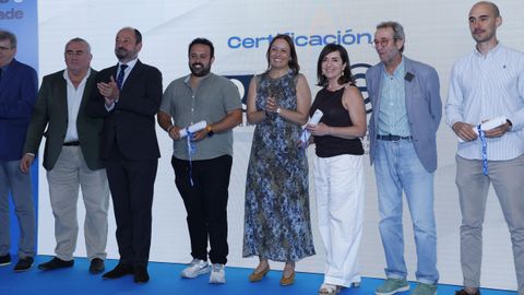 Asistentes al acto organizado para entregar las certificaciones de Galicia Calidade