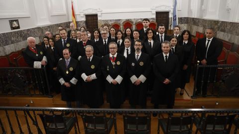 El Colegio de Graduados Sociales celebr� ayer el centenario de la profesi�n con un acto en el Tribunal Superior de Xustiza de Galicia
