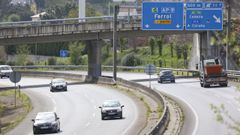 Imagen de archivo de la AP-9 a su paso por Ferrol