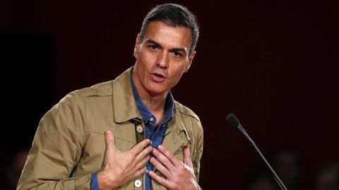 ,Sanchez, durante la presentaci�n de la candidatura del socialista Alfredo Retortillo para el ayuntamiento vizca�no de Barakaldo