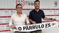 David Garc�a, director general de O Parrulo, y Gerard Casas, t�cnico de O Parrulo